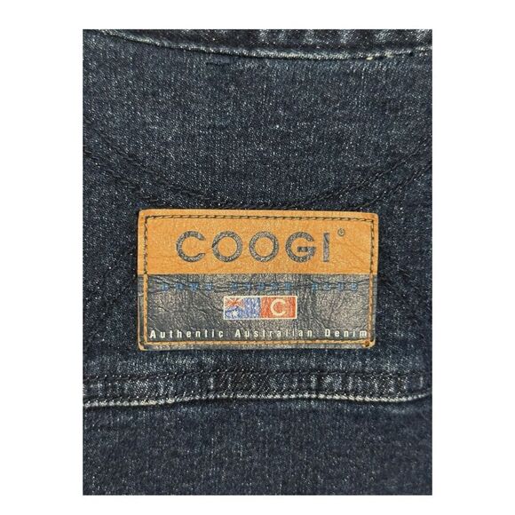 Coogi Australia VTG 90s Y2K Down Under Blue Denim Jacket Retro Women’s Size M Me - Picture 3 of 9